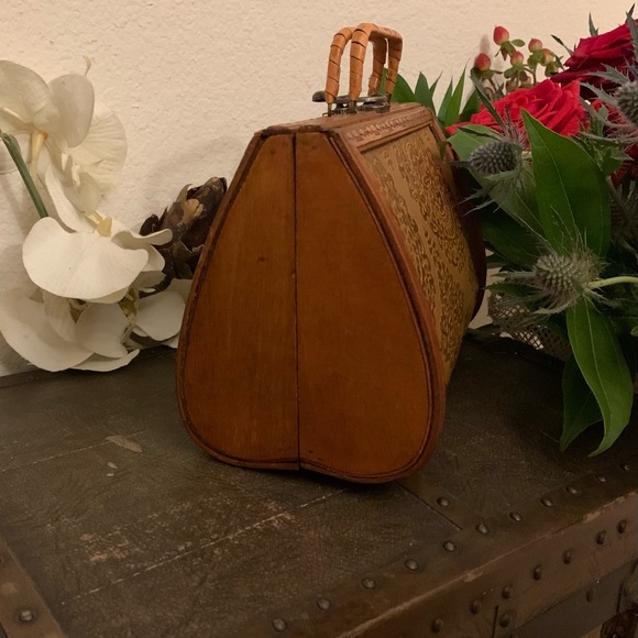 Vintage Moroccan Wooden Purse - Picture 14 of 16